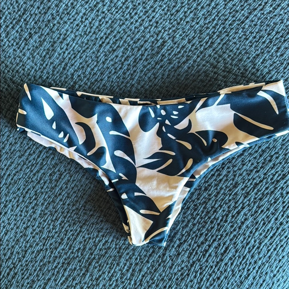 Mikoh Leaf Print Bikini Bottom